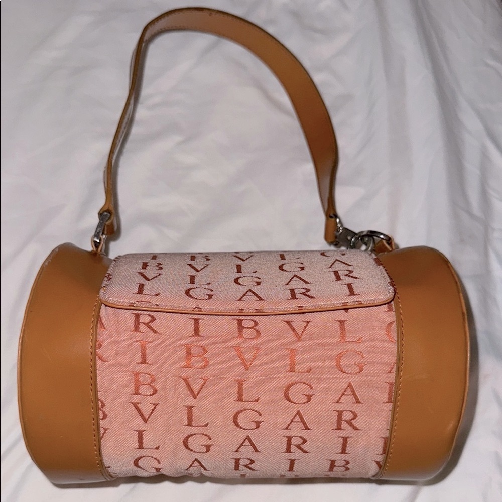 Bvlgari barrel bag